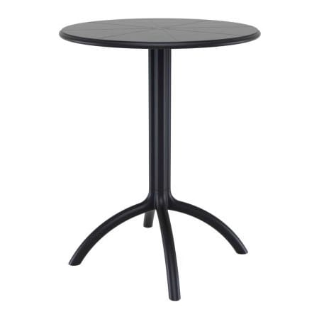 Cozydays Dba Compamia Siesta Octopus 24in Round Resin Bistro Table, Black ISP160-BLA